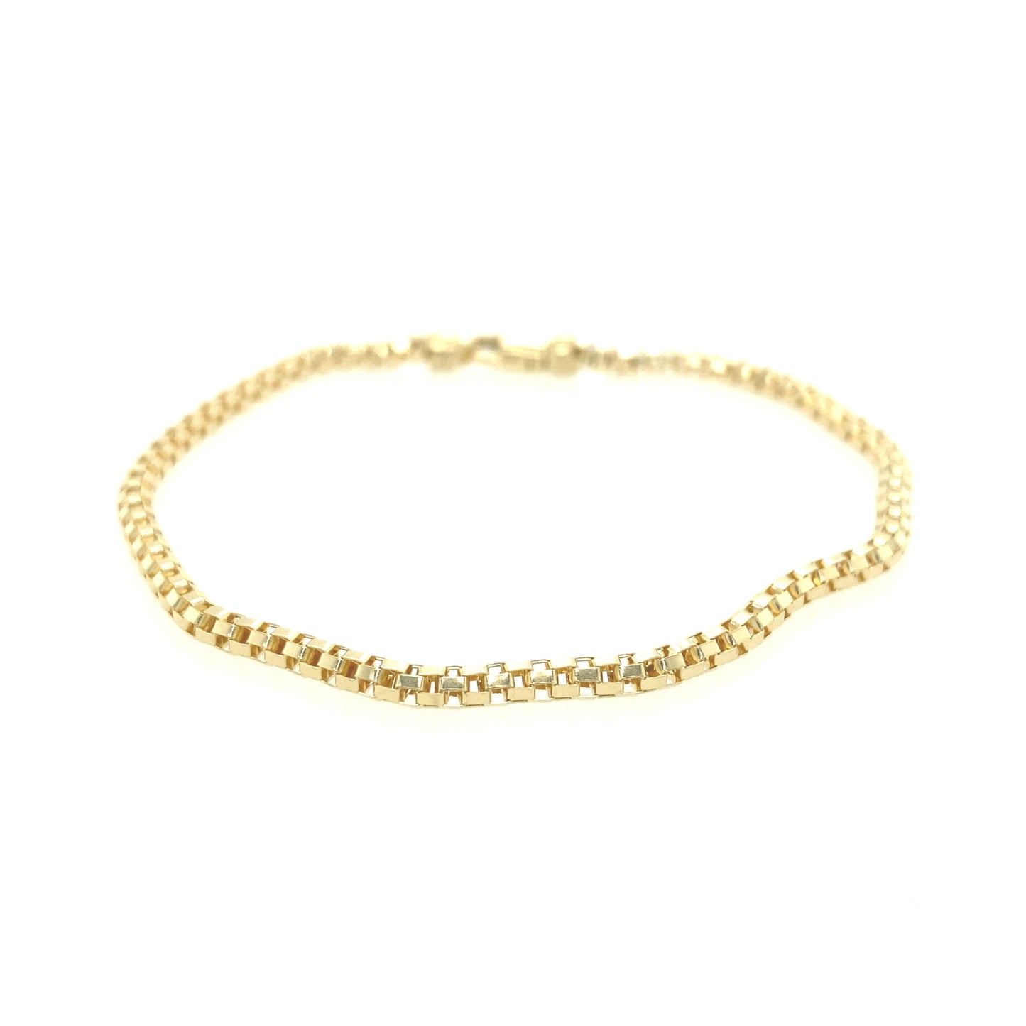 14K Gold Box Bracelet | Luby Gold Collection | Luby
