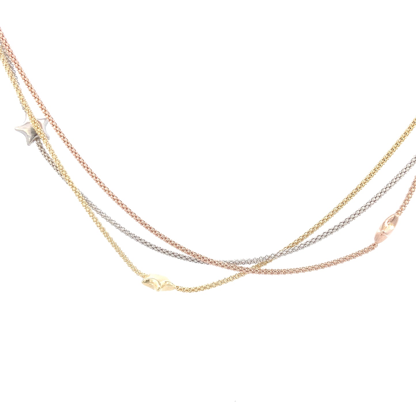 Three Color Star Necklace | Marcello Pane | Luby