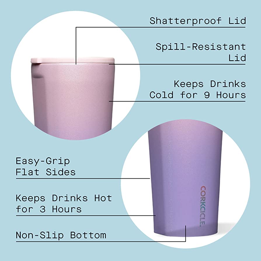 Tumbler 24oz Ombre Fairy | Corkcicle | Luby