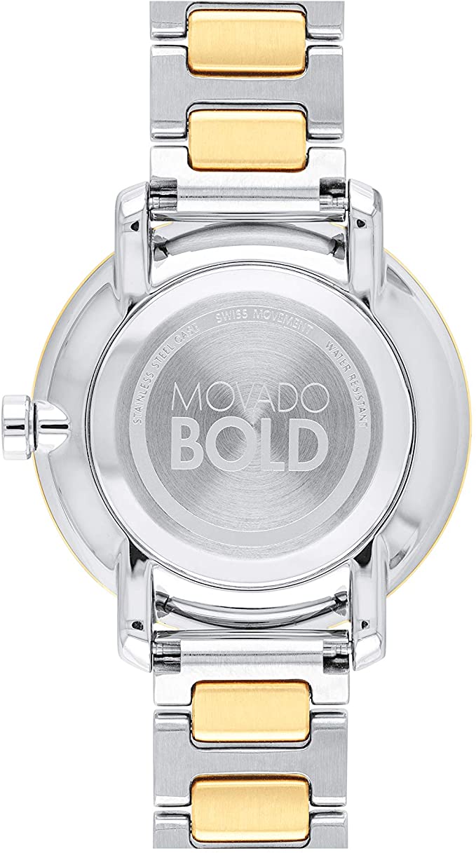 Two-Tone Bold Watch (Silver/Gold) | Movado | Luby