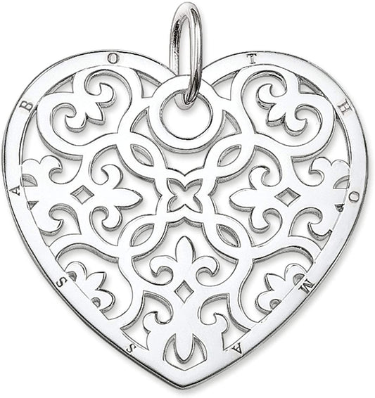Arabesque Heart Charm (Silver) | Thomas Sabo | Luby 