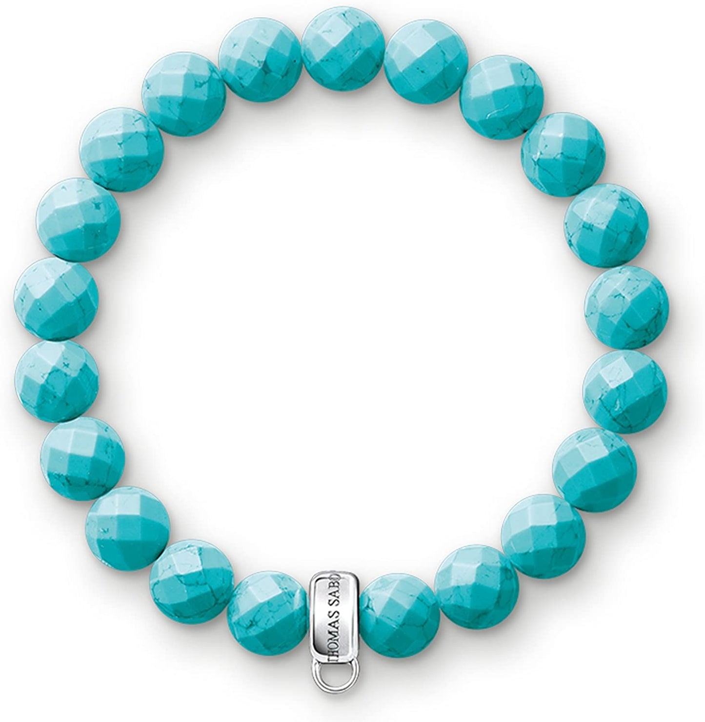 Turquoise Stones Charm Bracelet (Silver/Turquoise) | Thomas Sabo | Luby