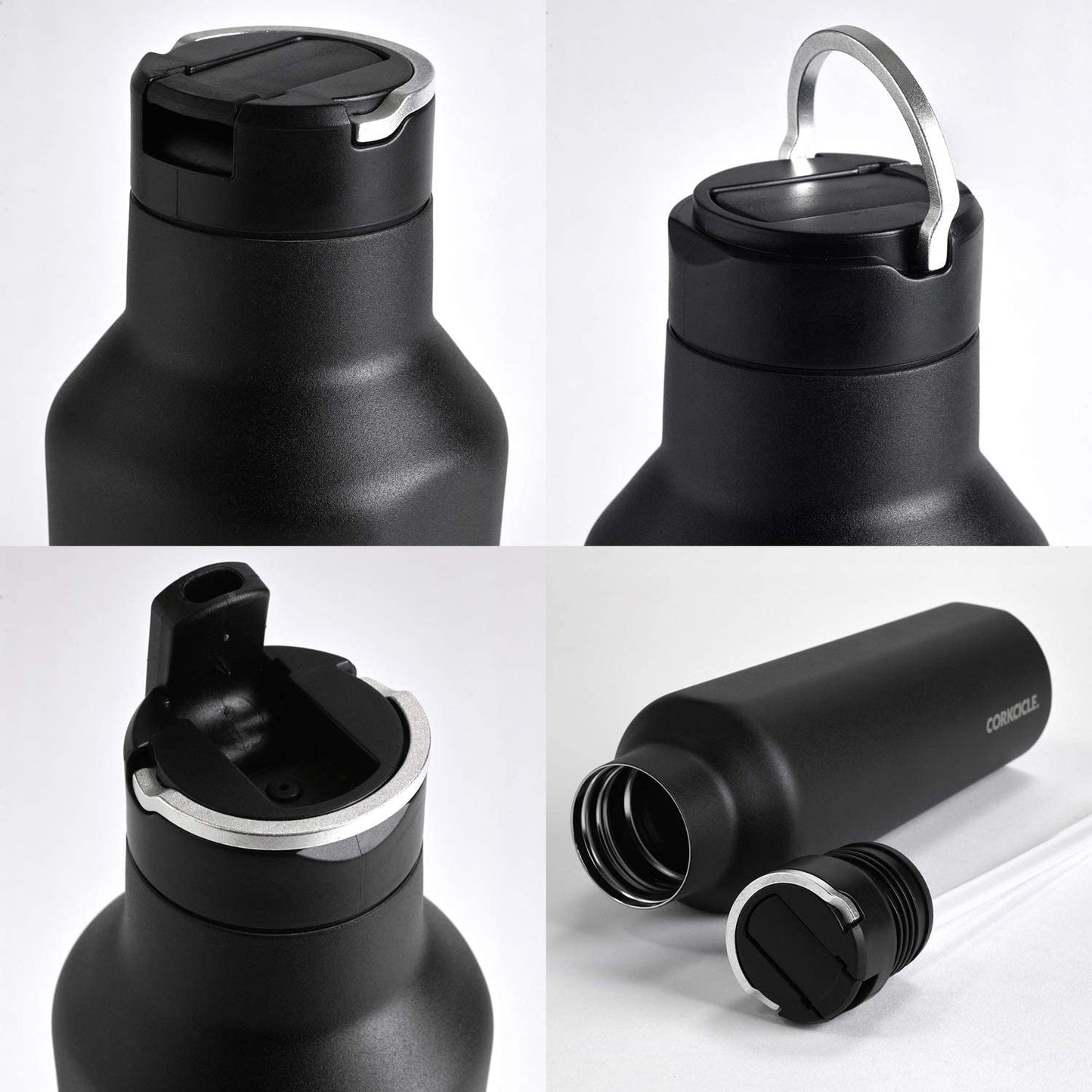 MATTE BLACK CANTEEN (20oz) | Corkcicle | Luby