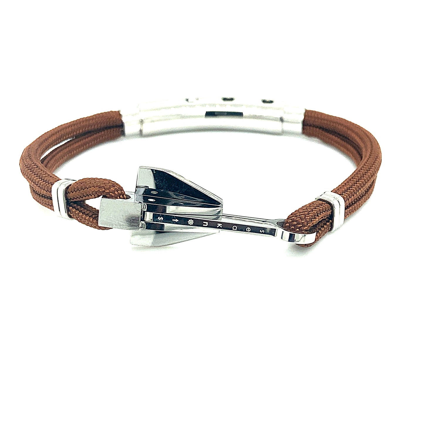 DOUBLE CORD W SS DANFORTH SILVER | Seaknots | Luby