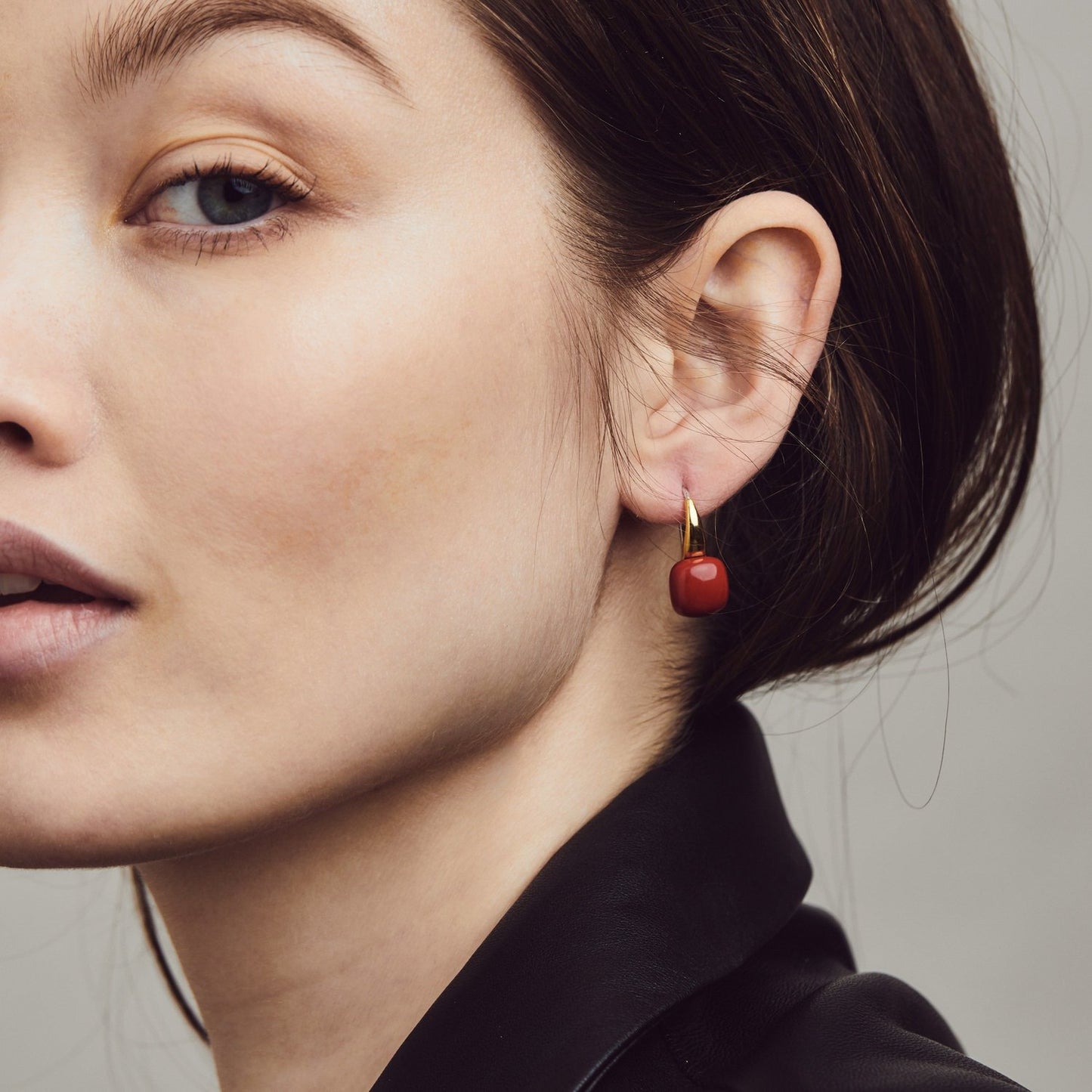 Vibrant Coral Earrings | Ti Sento Milano | Luby