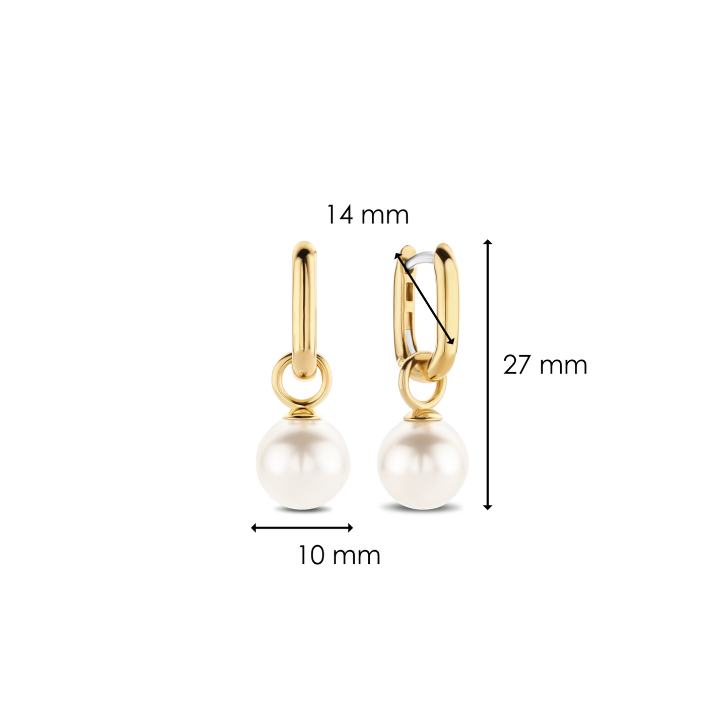 Milano Pearl Earrings | Ti Sento Milano | Luby