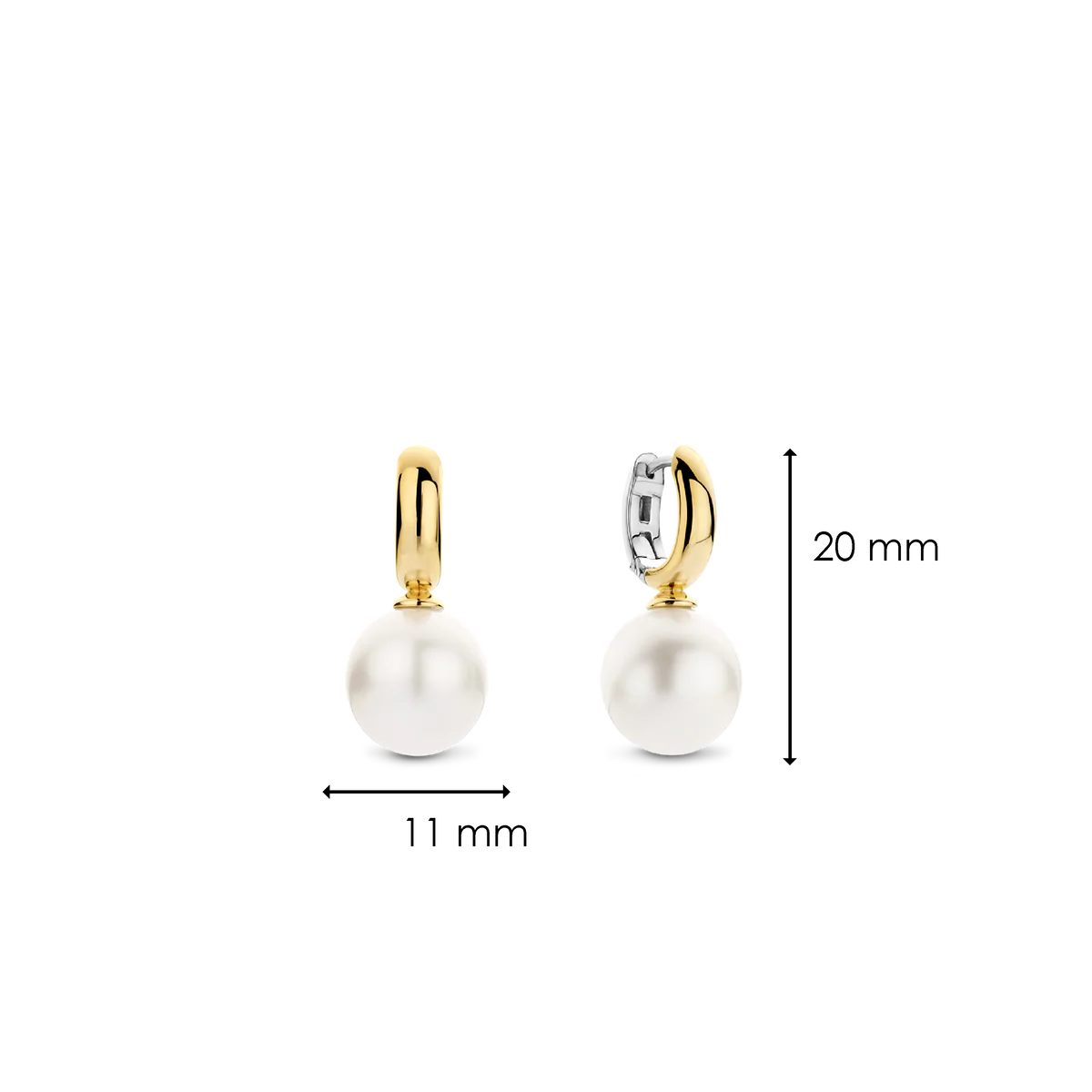 White Pearls Hanging Earrings | Ti Sento Milano | Luby