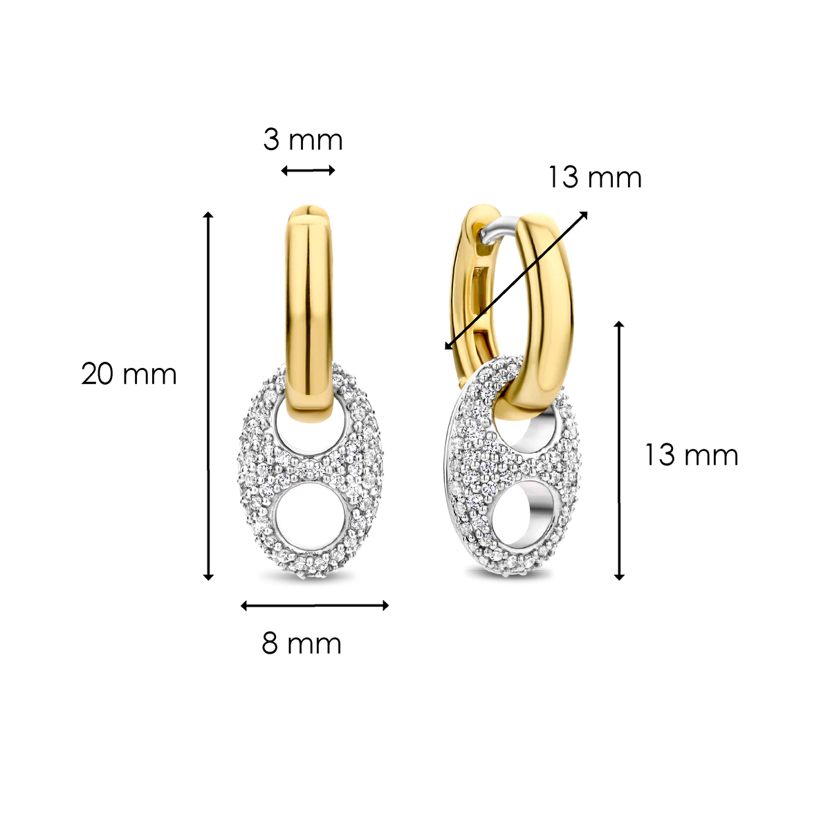 Coffee Bean Tokens Earrings | Ti Sento Milano | Luby