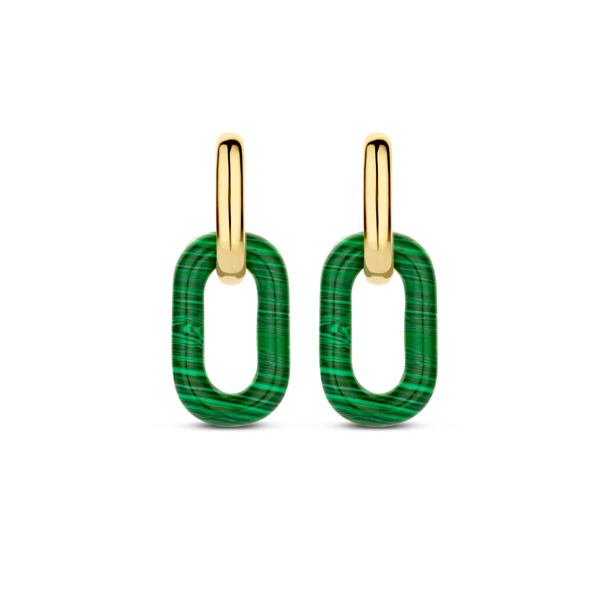 Ti Sento Earrings Malachite | Ti Sento Milano | Luby