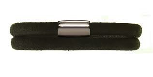 Moss Green Double Wrap Leather Bracelet (Silver/Green) | Endless Jewelry | Luby