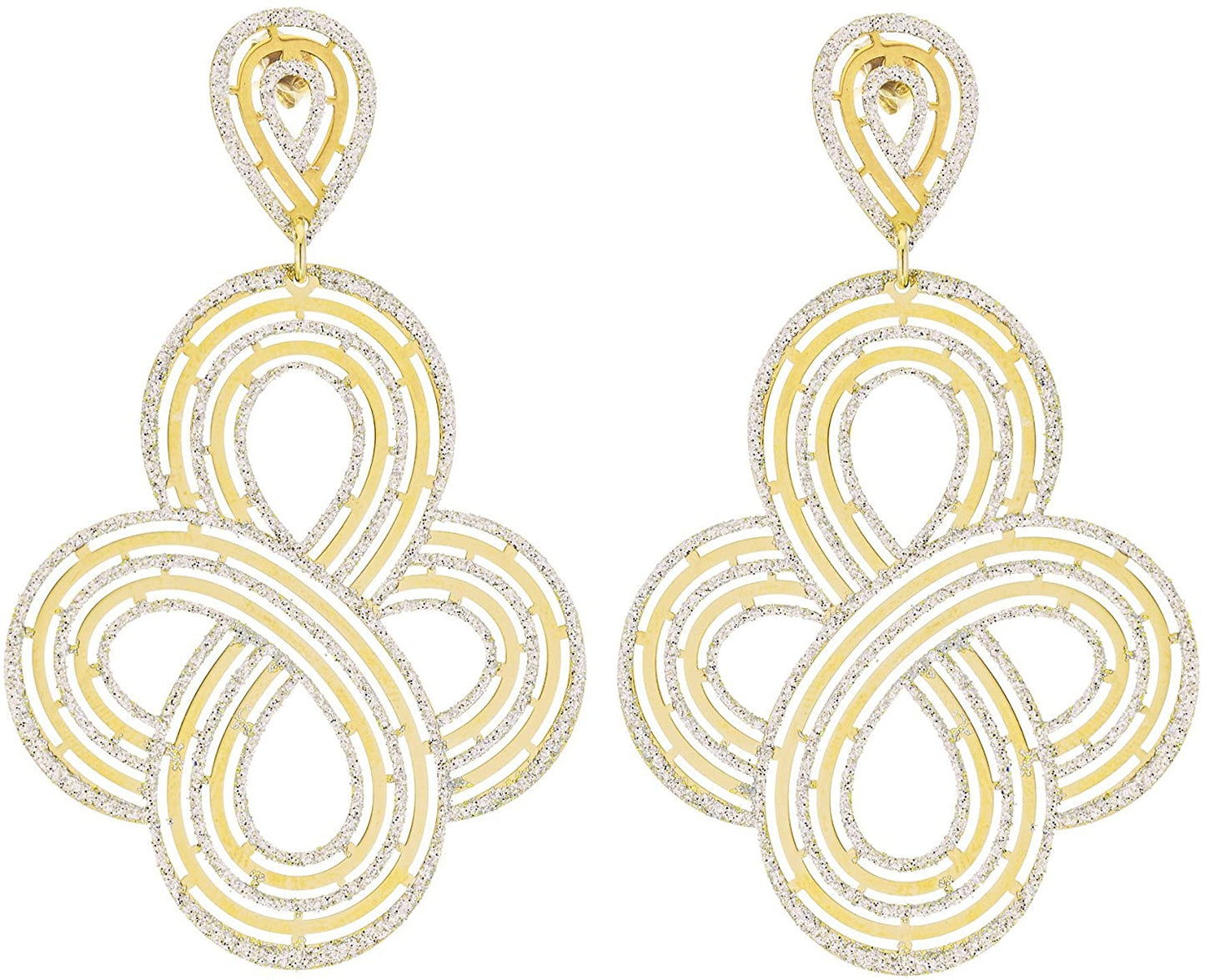 Vanite Glittler Golden Earrings | Stroili Oro | Luby
