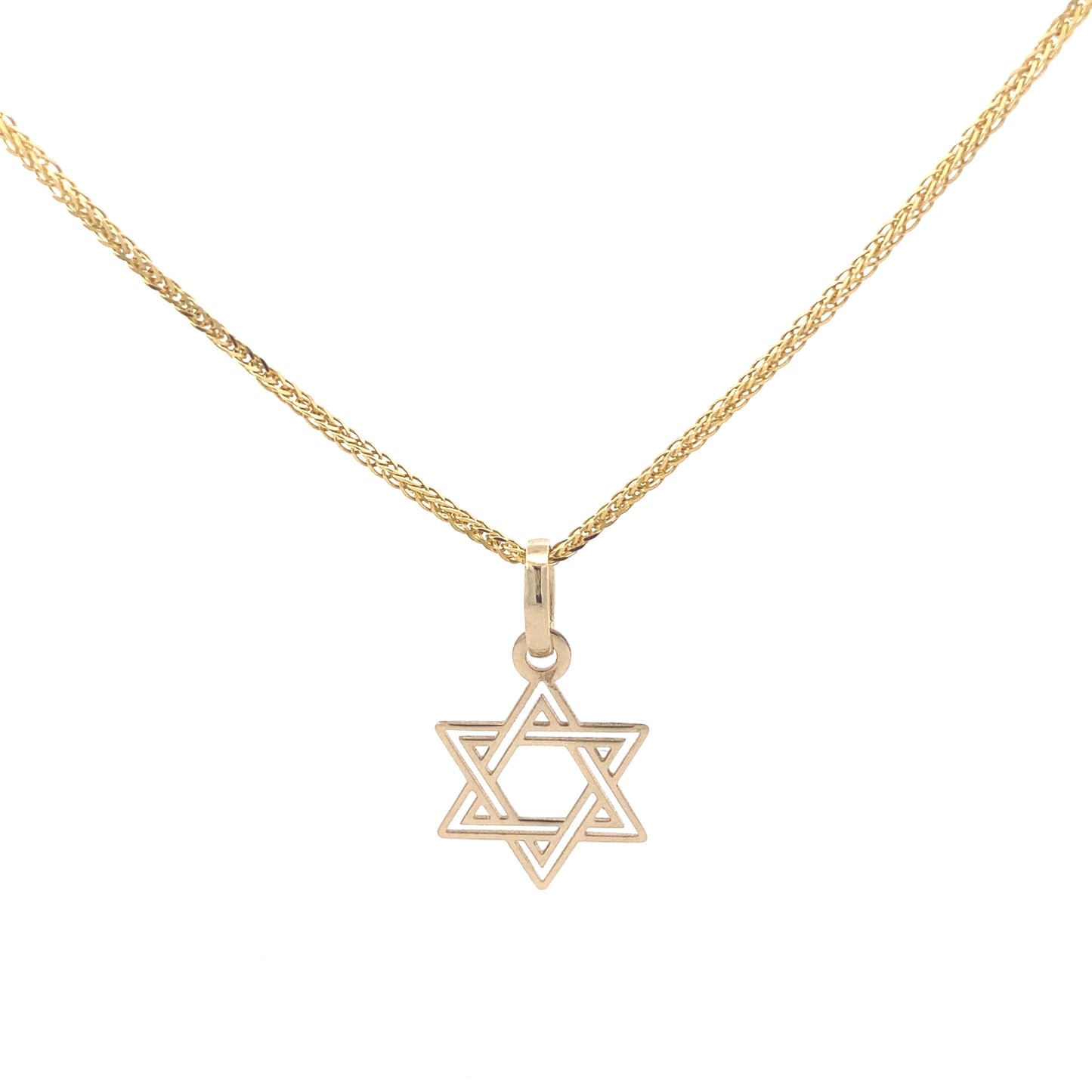 14K Gold Star of David Pendant | Luby Gold Collection | Luby