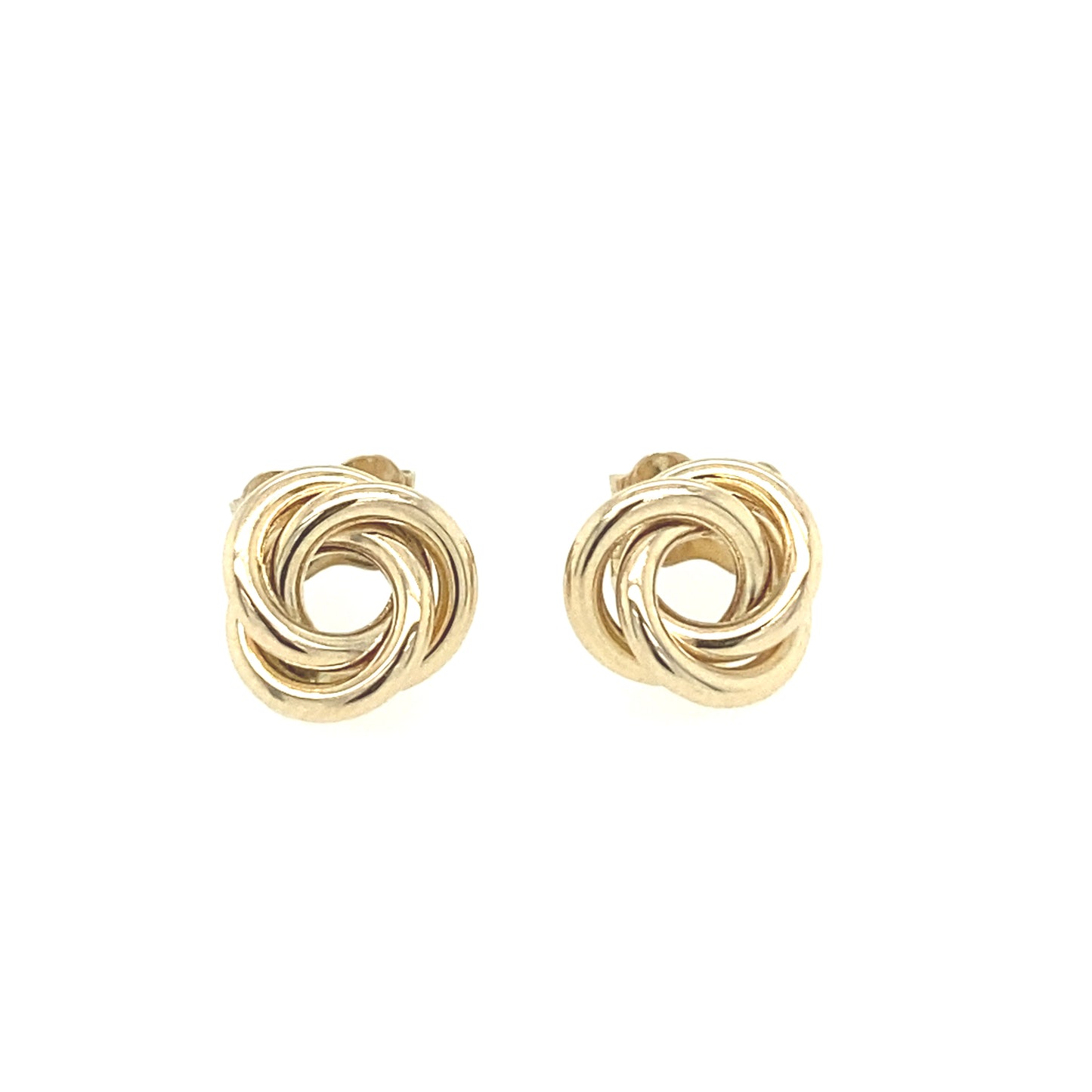 14K Gold Knot Stud Earring | Luby Gold Collection | Luby