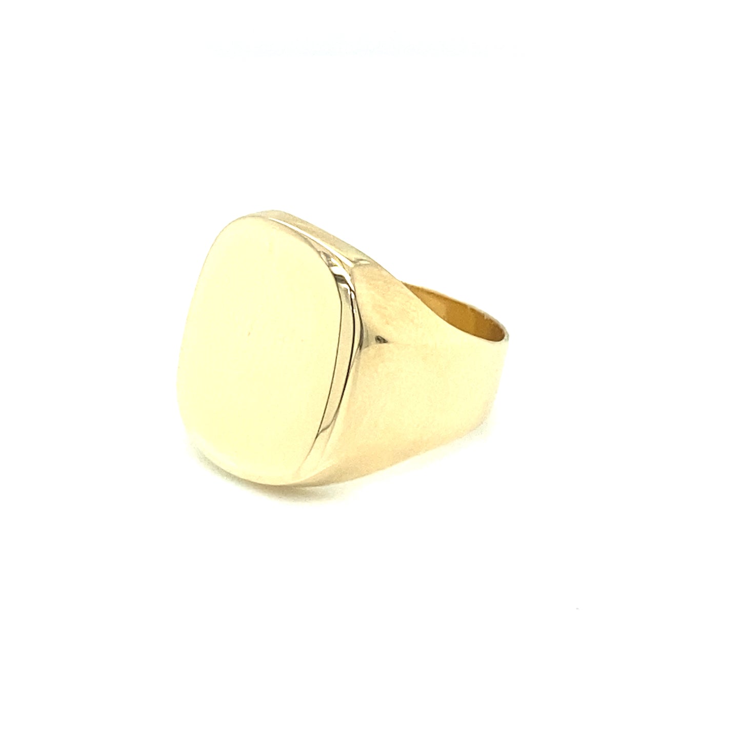 14K Gold Signet Engravable Ring | Luby Gold Collection | Luby