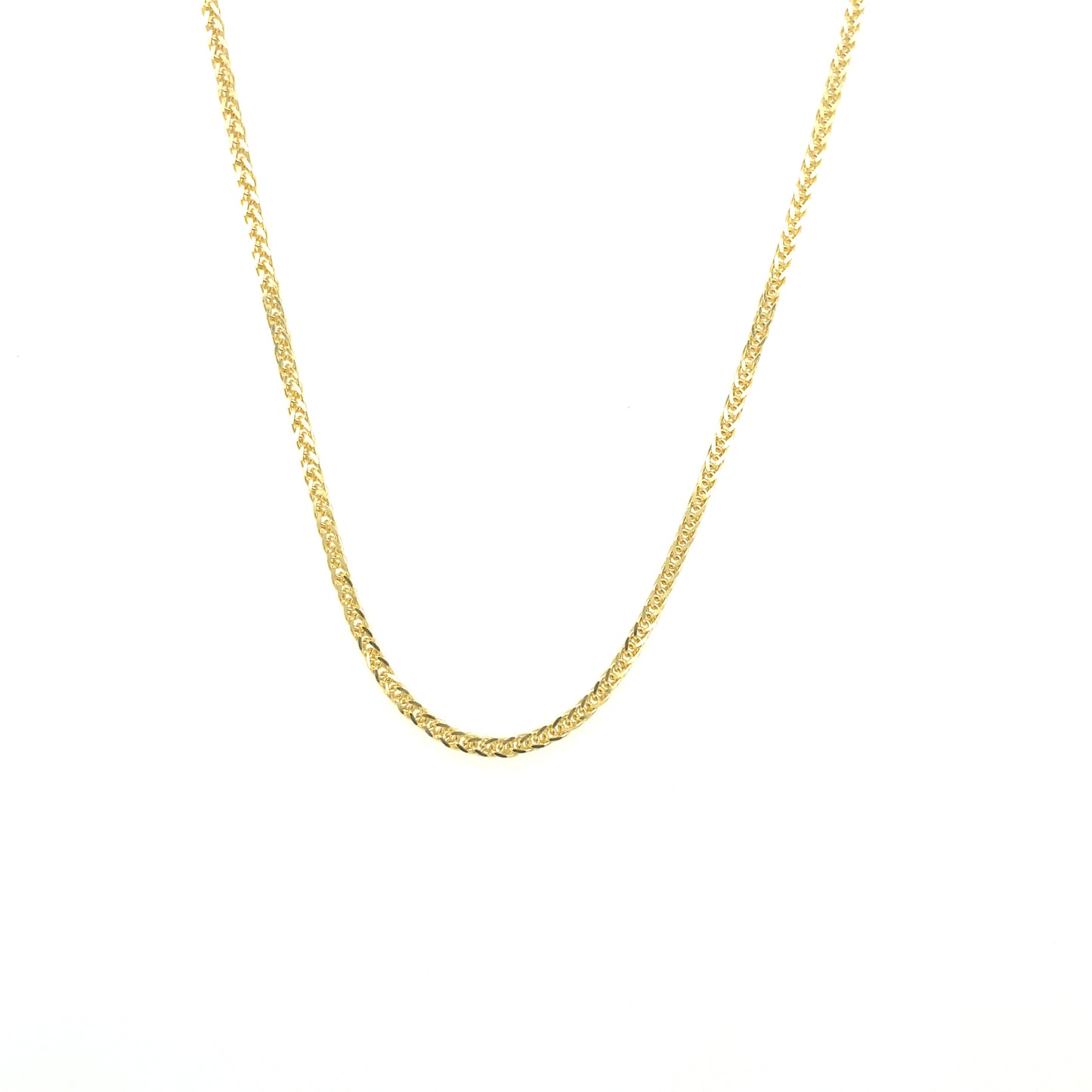 14K SQUARE SPIGA CHAIN | Luby Gold Collection | Luby