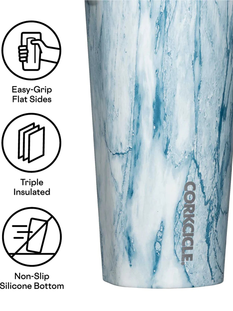 Tumbler - 16oz Blue Marble | Corkcicle | Luby
