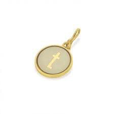 Letter T Etching Charm (Gold) | Alex and Ani | Luby