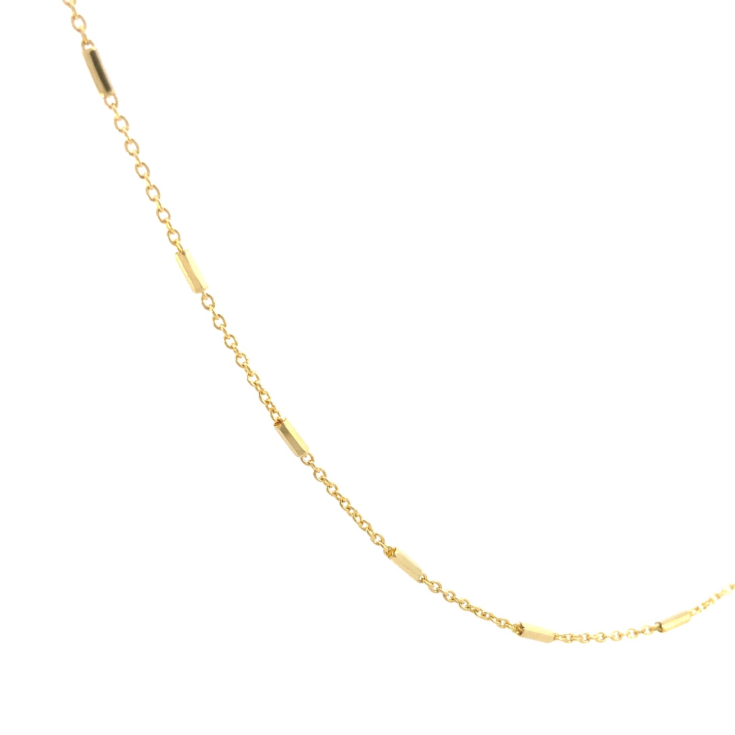 14K Gold Barrel Link Chain | Luby Gold Collection | Luby