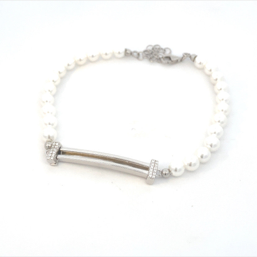 Many Element Pearl Bracelet | Marcello Pane | Luby