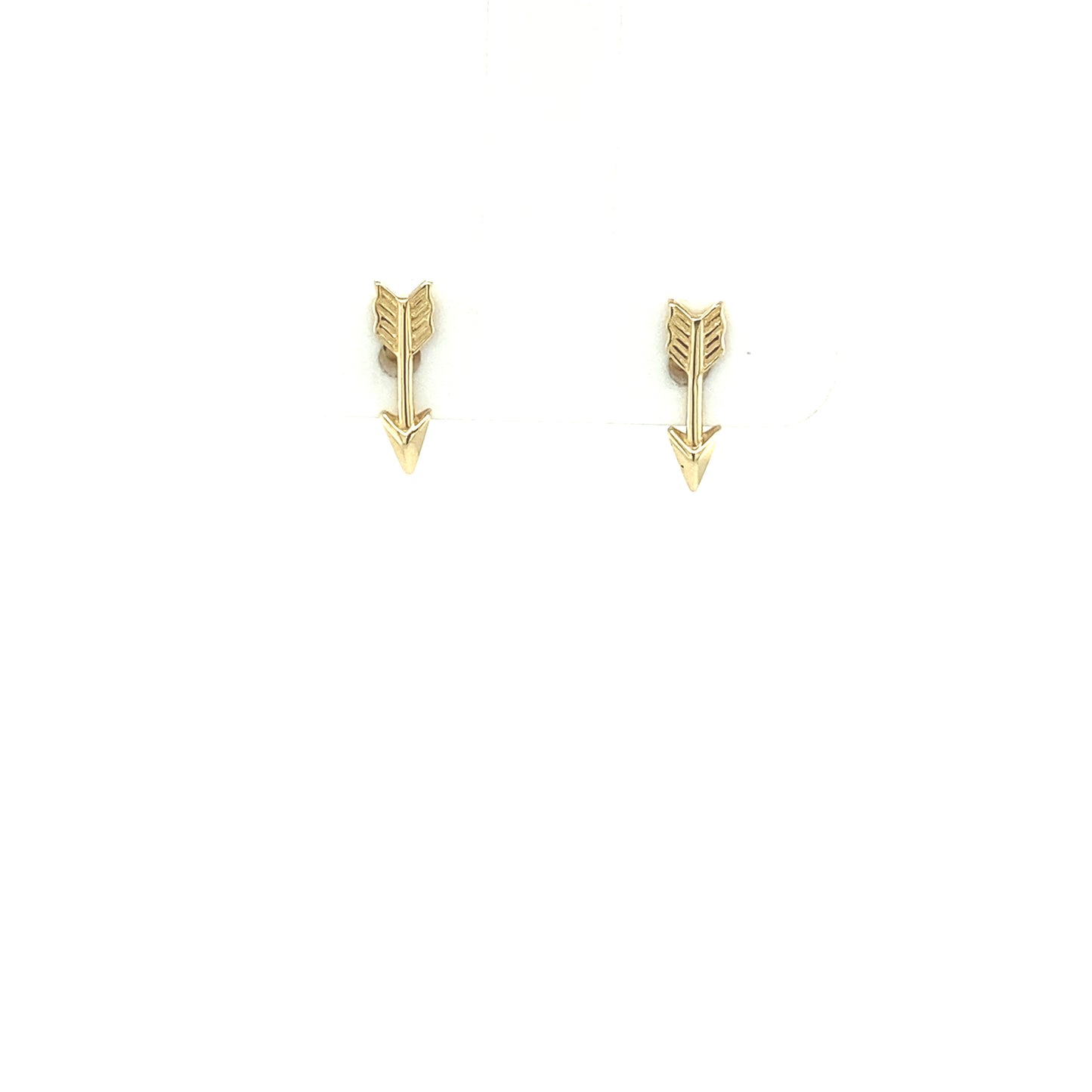 14K Arrow Stud Earring | Luby Gold Collection | Luby