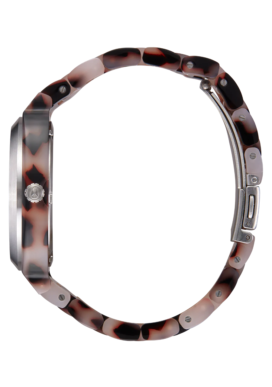 Time Teller Acetate Pink Tortoise | Nixon | Luby