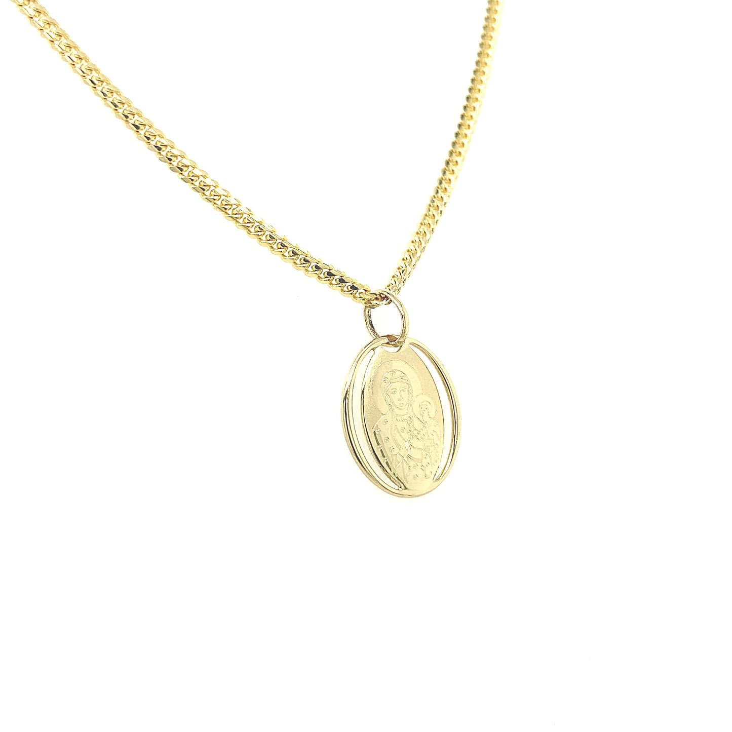 14K Virgen del Carmen Pendant | Luby Gold Collection | Luby