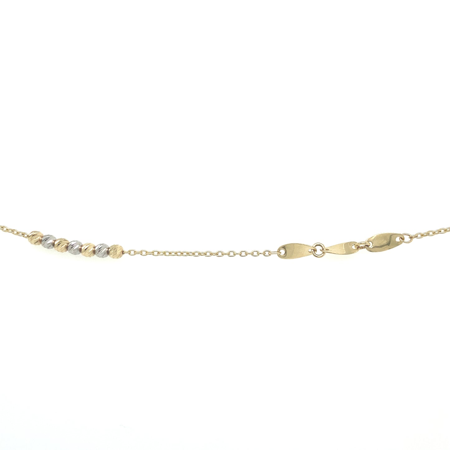 14K Gold Two-Tone Anklets | Luby Gold Collection | Luby