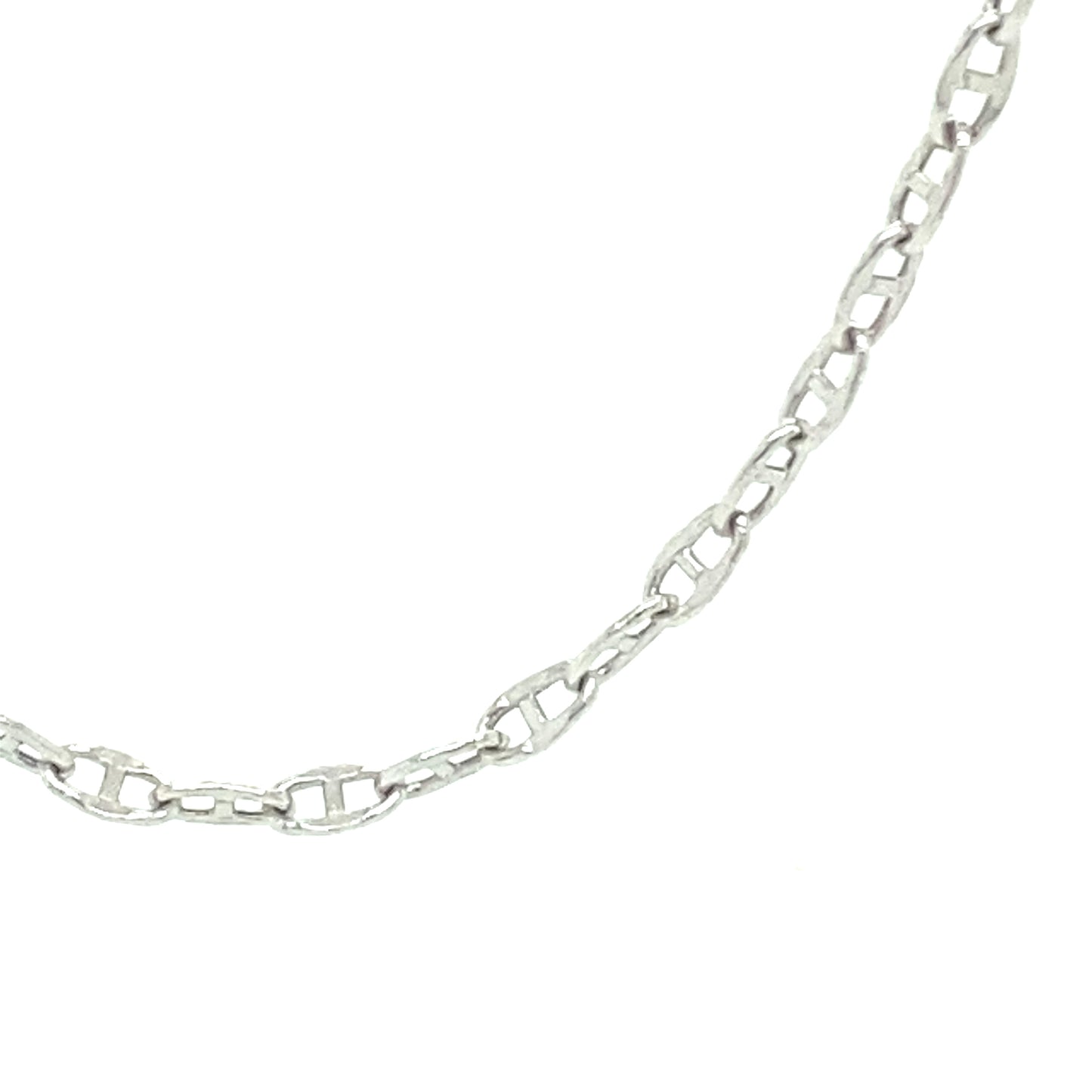 14k White Gold Marine Chain | Luby Gold Collection | Luby