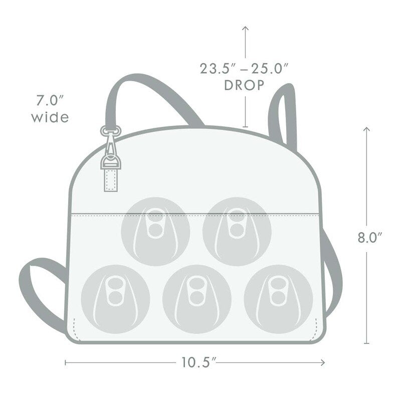 SILVER ADAIR CROSSBODY LUCHBOX | Corkcicle | Luby