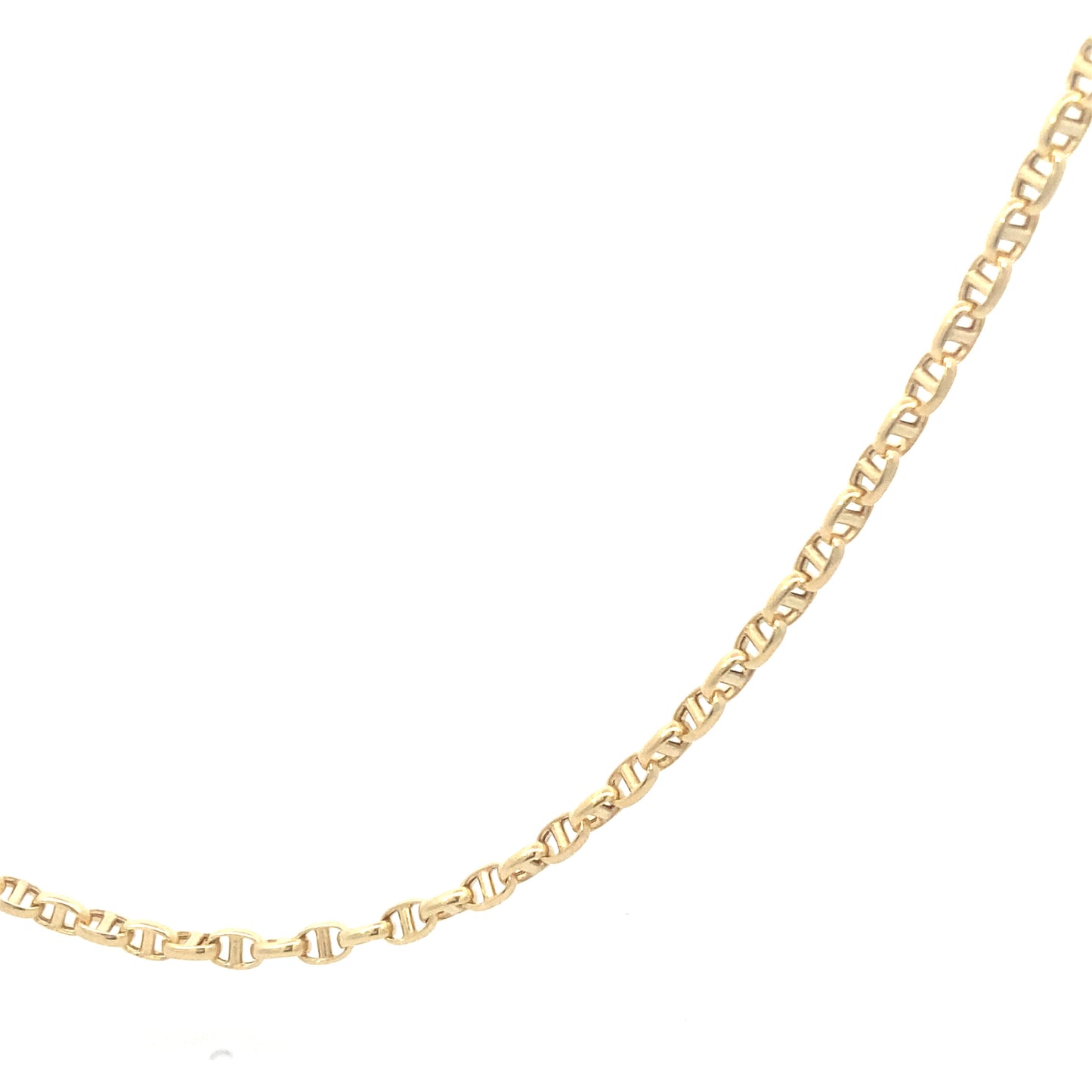 14K Gold Mariner Link Chain | Luby Gold Collection | Luby