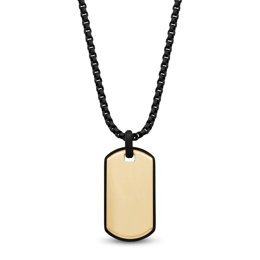 Black & Gold Reversible Matte Dog | ARZ Steel | Luby