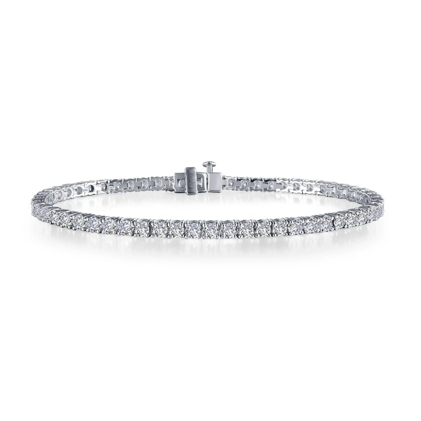 Classic Tennis Bracelet Clear 7.25" | Lafonn | Luby