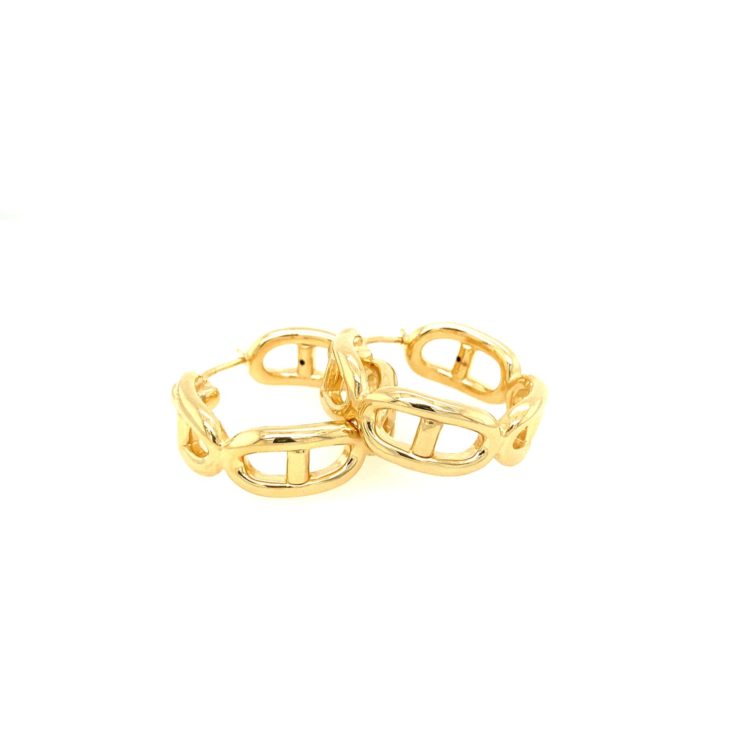 14K Gucci Hoops | Luby Gold Collection | Luby