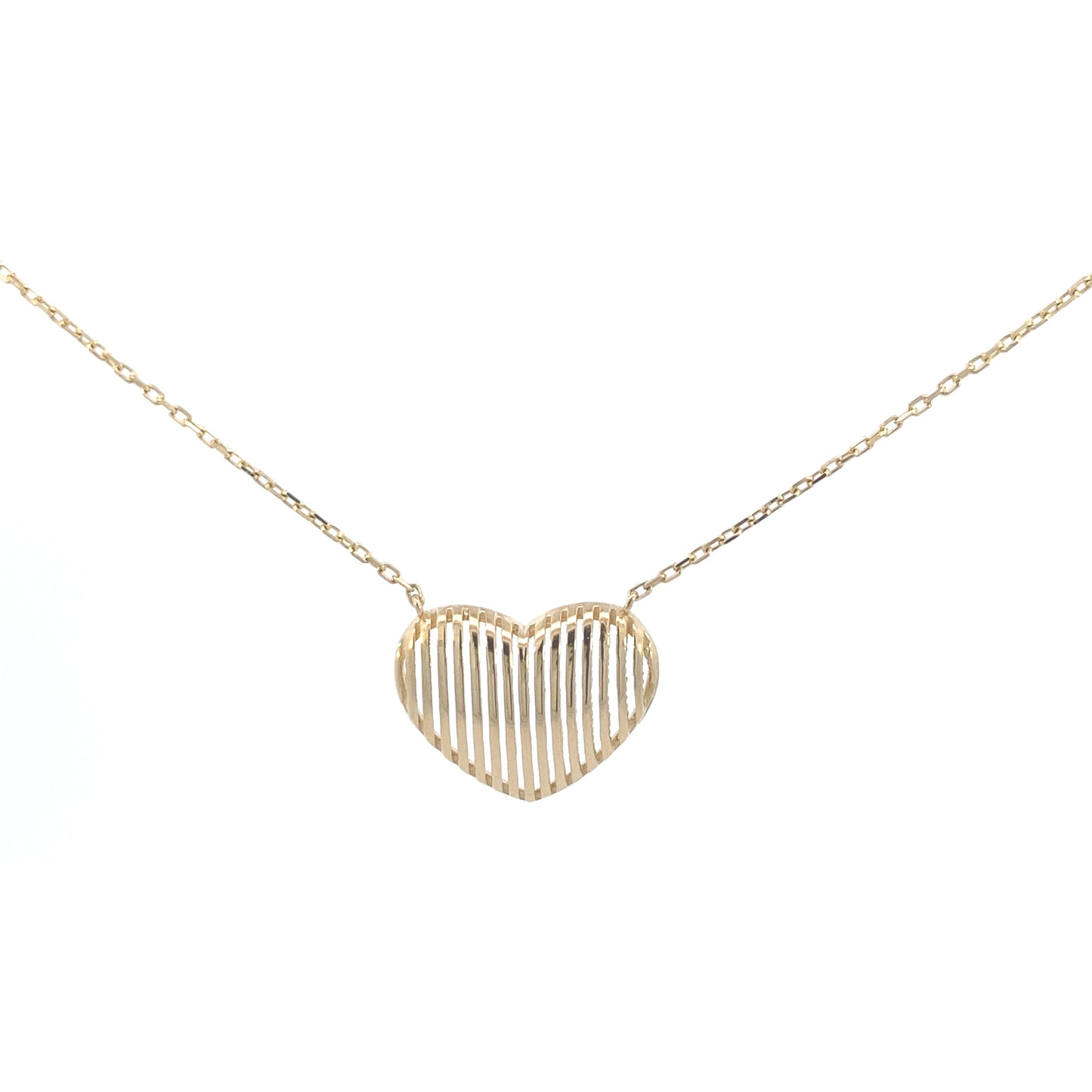 14K Gold Love Heart Necklace | Luby Gold Collection | Luby