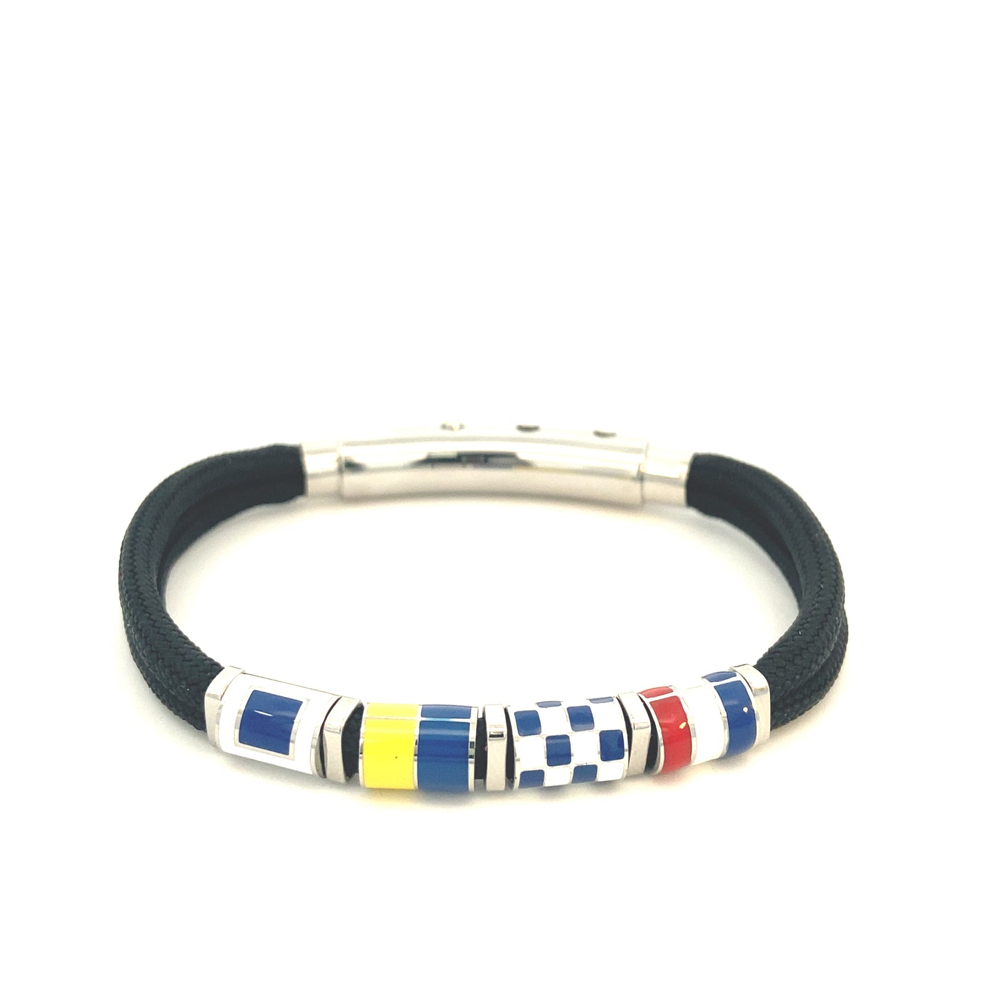 Double Cord Flags Silver | Seaknots | Luby