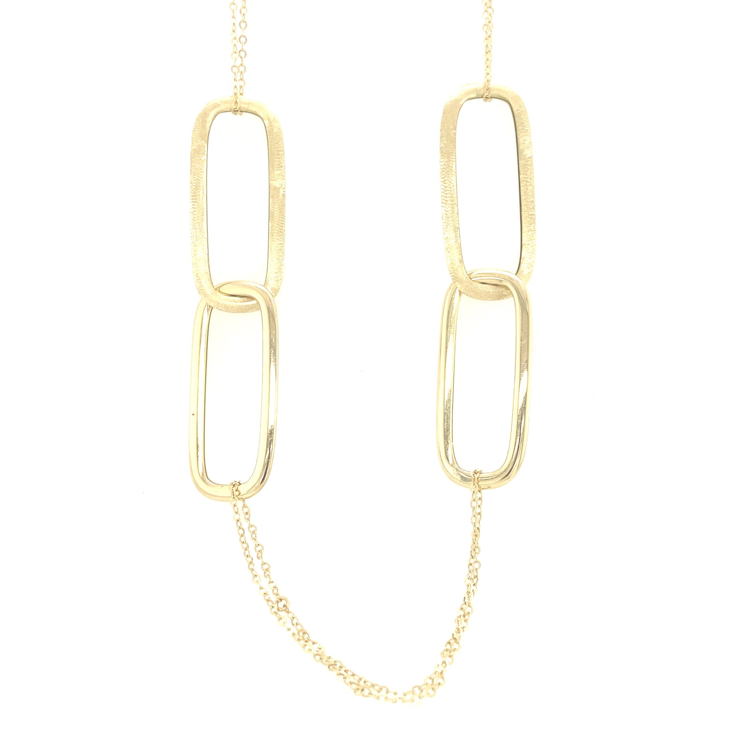 14K Long Fancy Chain with Large Rings | Luby Gold Collection | Luby