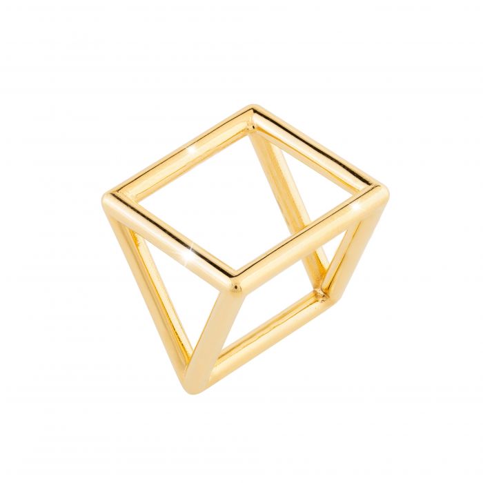 Ludie Ring with Triangular Prism | Rebecca | Luby