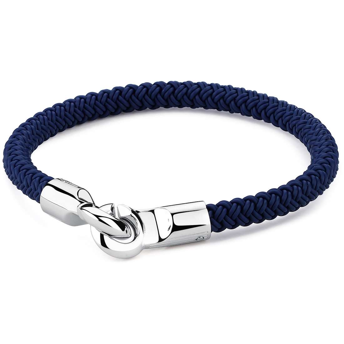Outback Blue Rubber Bracelet (Silver/Blue) | Brosway Italia | Luby