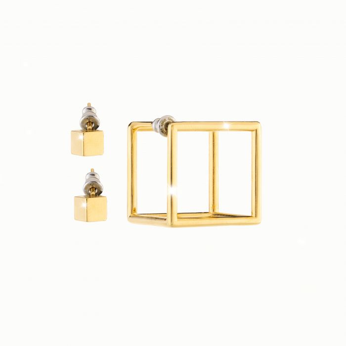 Cubic Ludi Earrings | Rebecca | Luby