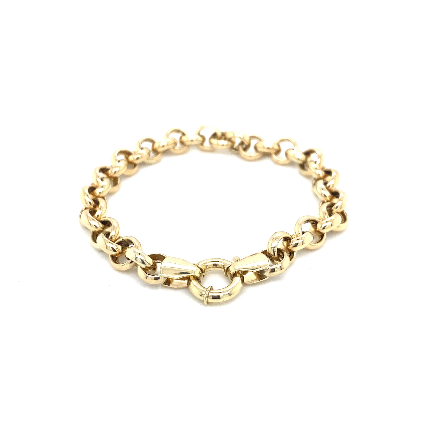 ROUND LINK BRACELET 10K | Luby Gold Collection | Luby