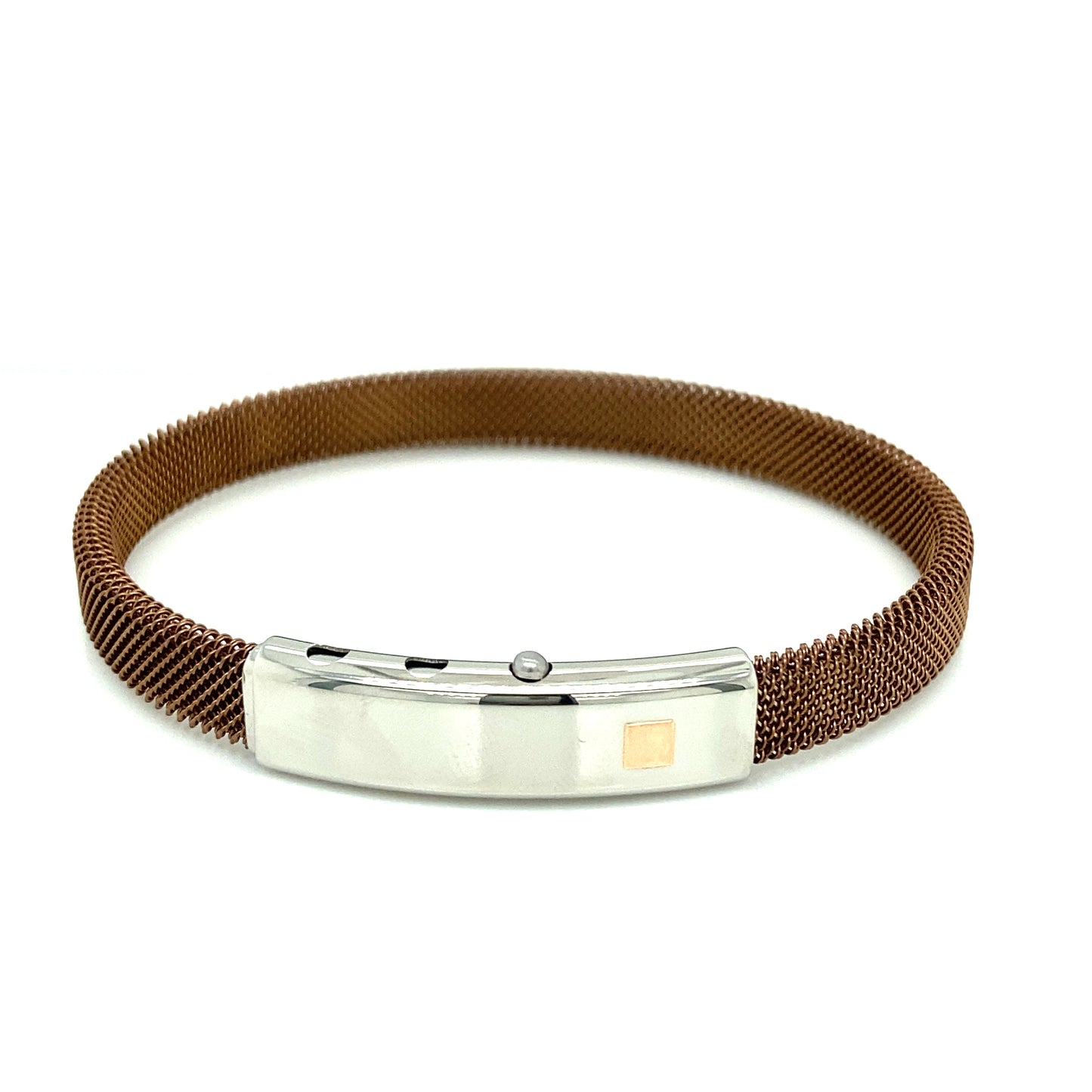 Borsari Stainless Steel Mesh Bangle | BORSARI | Luby