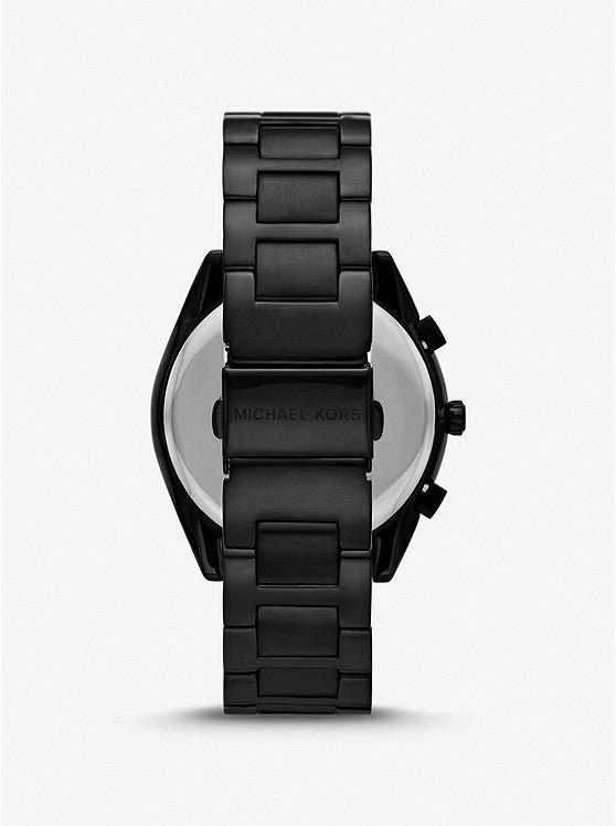 Oversized Janelle Black-Tone Watch | Michael Kors | Luby