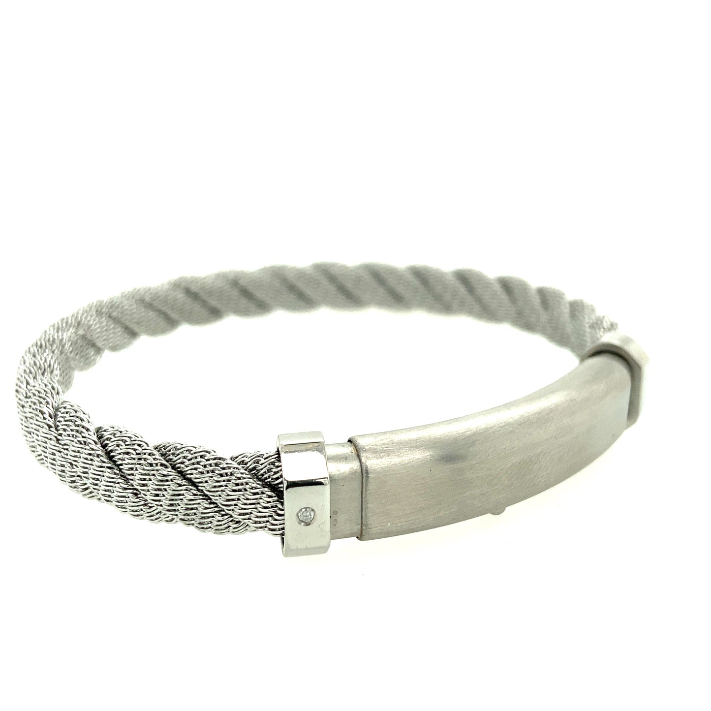 Borsari Stainless Steel Rope Bangle | BORSARI | Luby