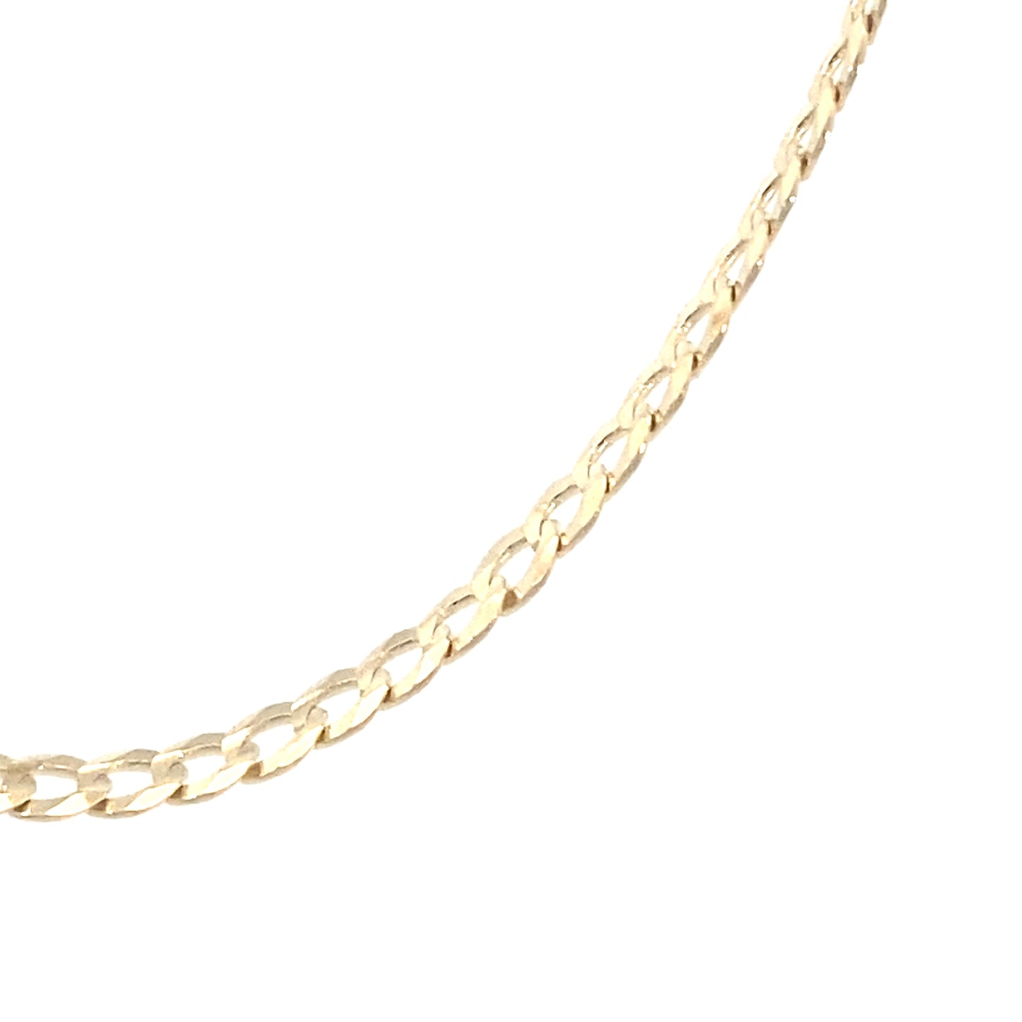 14K Gold Flat Cuban Chain | Luby Gold Collection | Luby