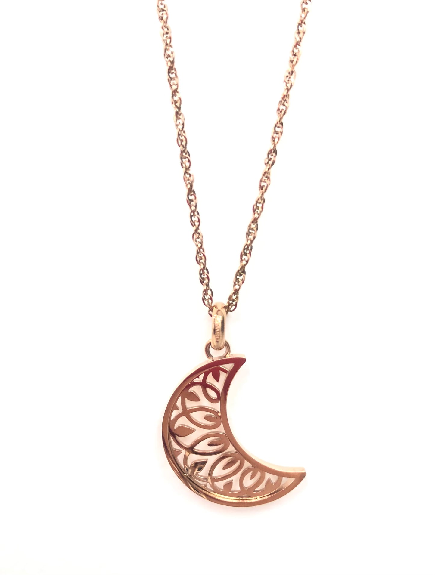 Très Jolie Moon Pendant Necklace (Rose-Gold) | Brosway Italia | Luby