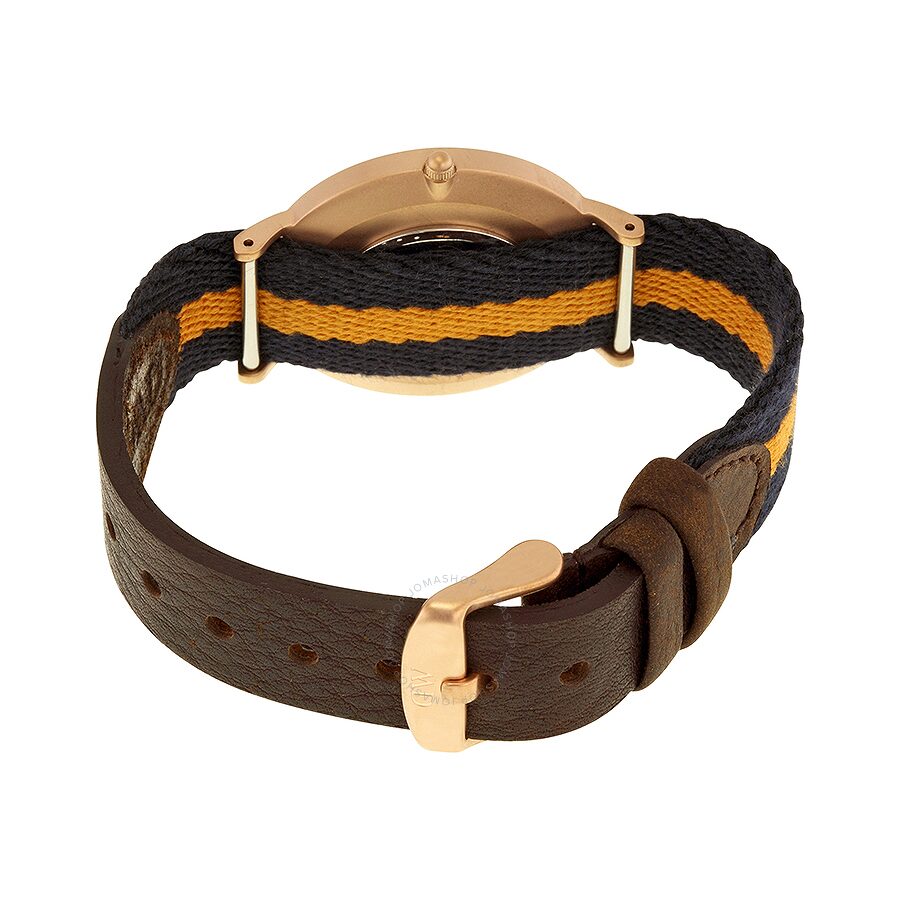 Grace Selwyn Watch (Navy Blue-Orange/Rose-Gold) | Daniel Wellington | Luby