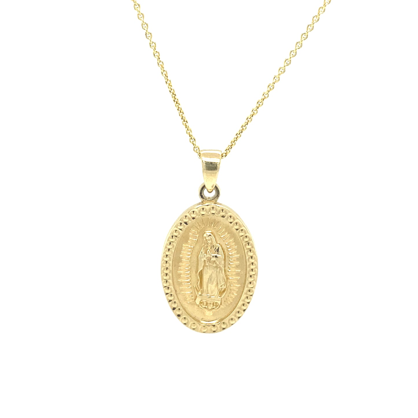 14K GOLD VIRGIN PENDANT | Luby Gold Collection | Luby