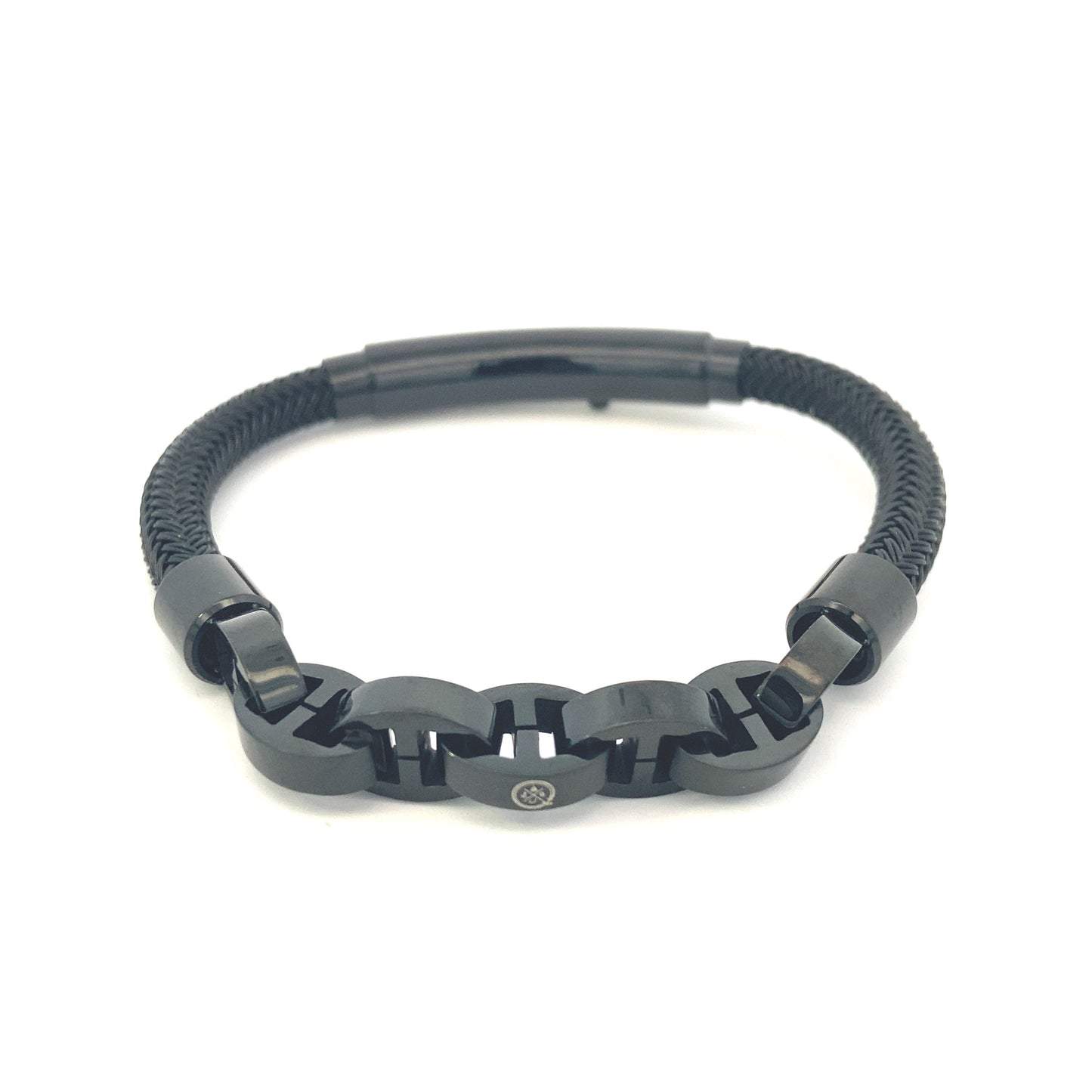 Seaknot SS Cord Mariner Links Black | Seaknots | Luby