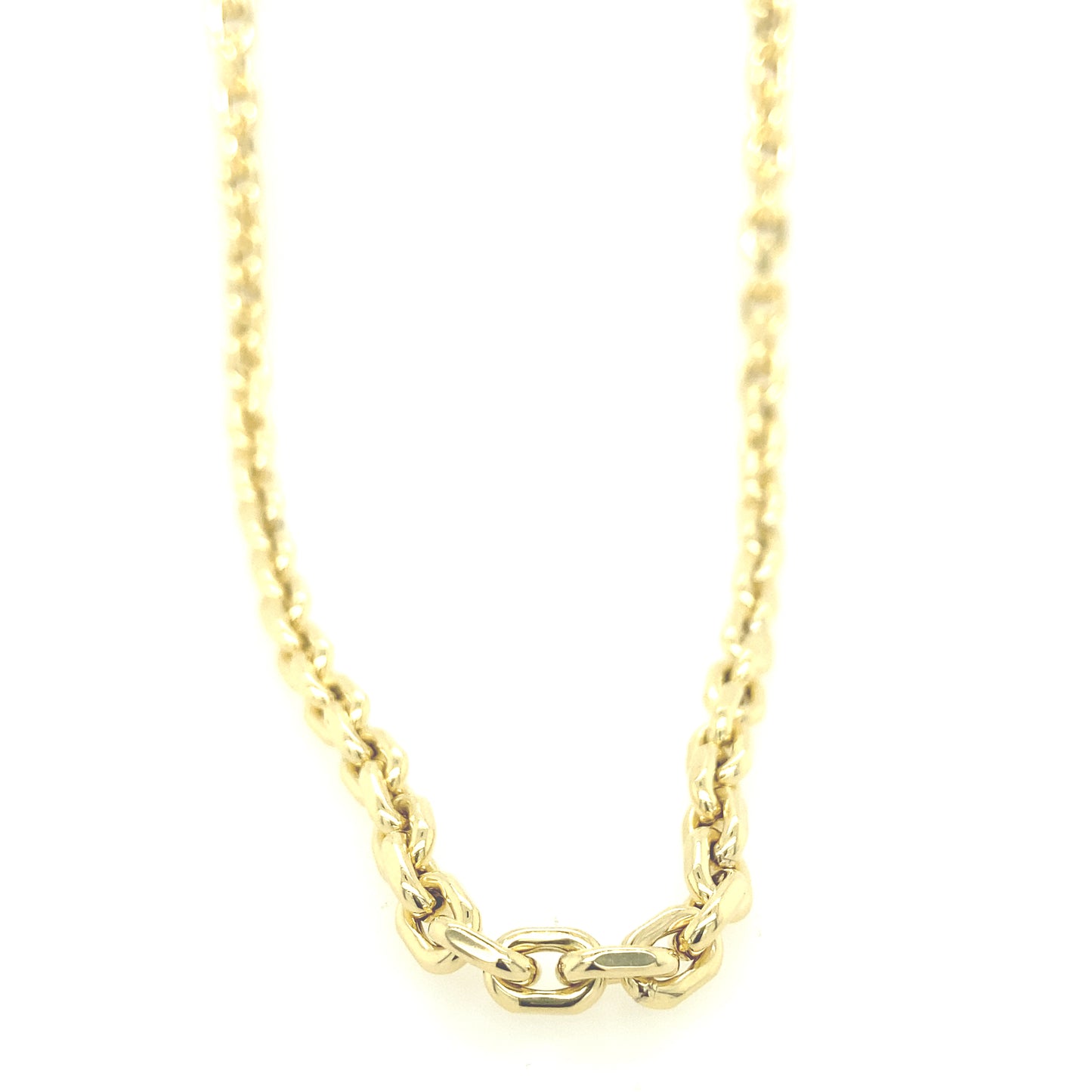 14k Gold Fancy Link Chain | Luby Gold Collection | Luby