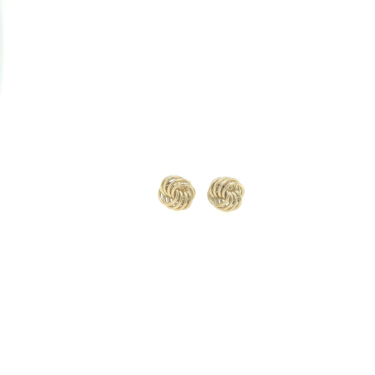 14K INTERTWINED STUD EARRINGS | Luby Gold Collection | Luby